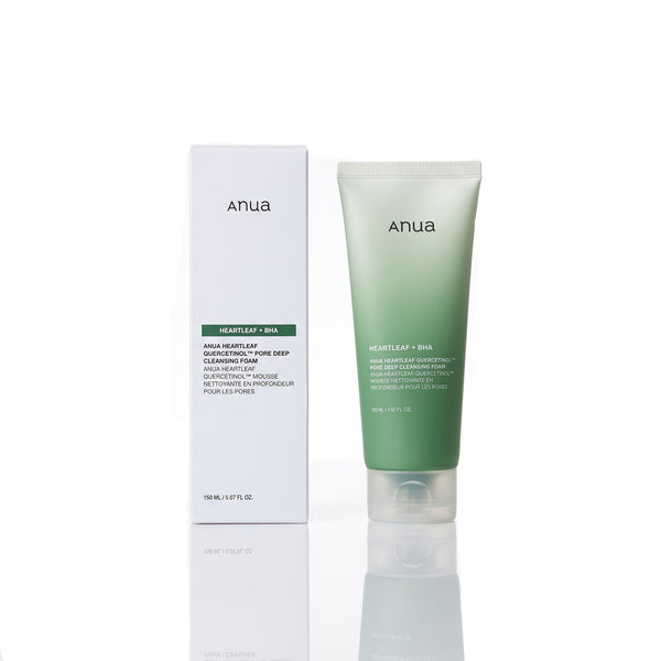 HEARTLEAF QUERCETINOL PORE DEEP CLEANSING FOAM - ANUA